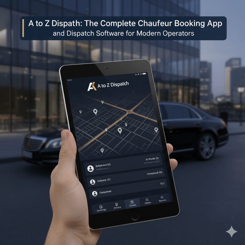 The Complete Chauffeur Booking App and Dispatch Software for Modern Operators | Boost Efficiency & Customer Satisfaction