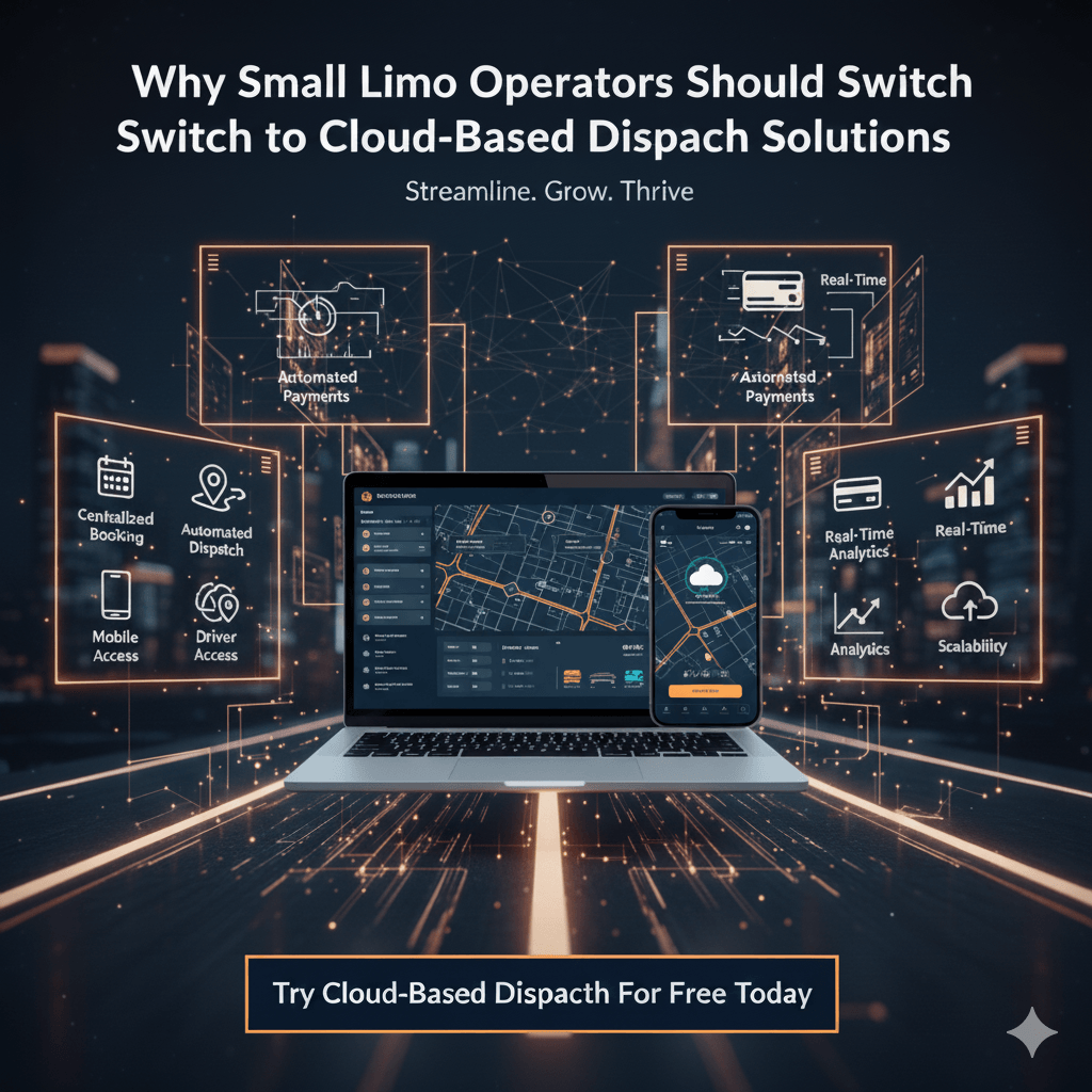 Why Small Limo Operators Should Switch to Cloud-Based Dispatch Solutions 2025