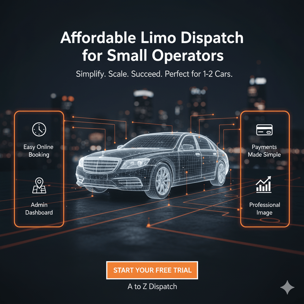 Affordable Limo Dispatch Software for Small to Mid Limo and Chauffeur Operators