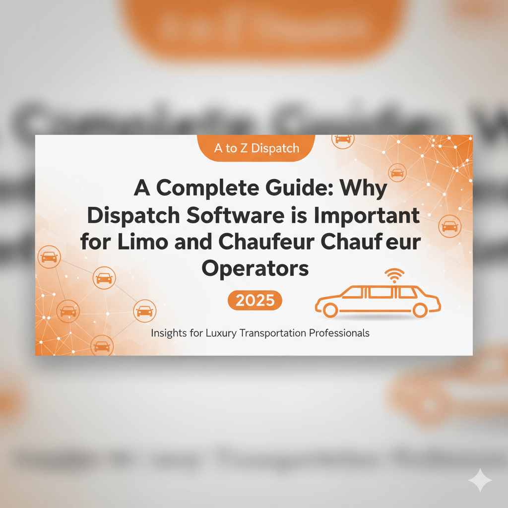 A Complete Guide: Why Dispatch Software is Important for Limo and Chauffeur Operators 2025