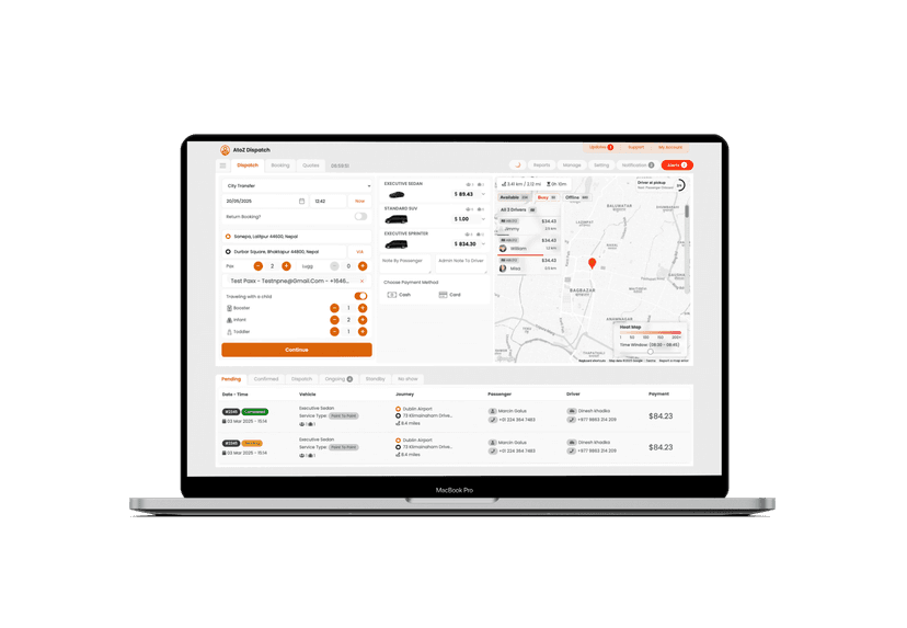 Scheduling dashboard