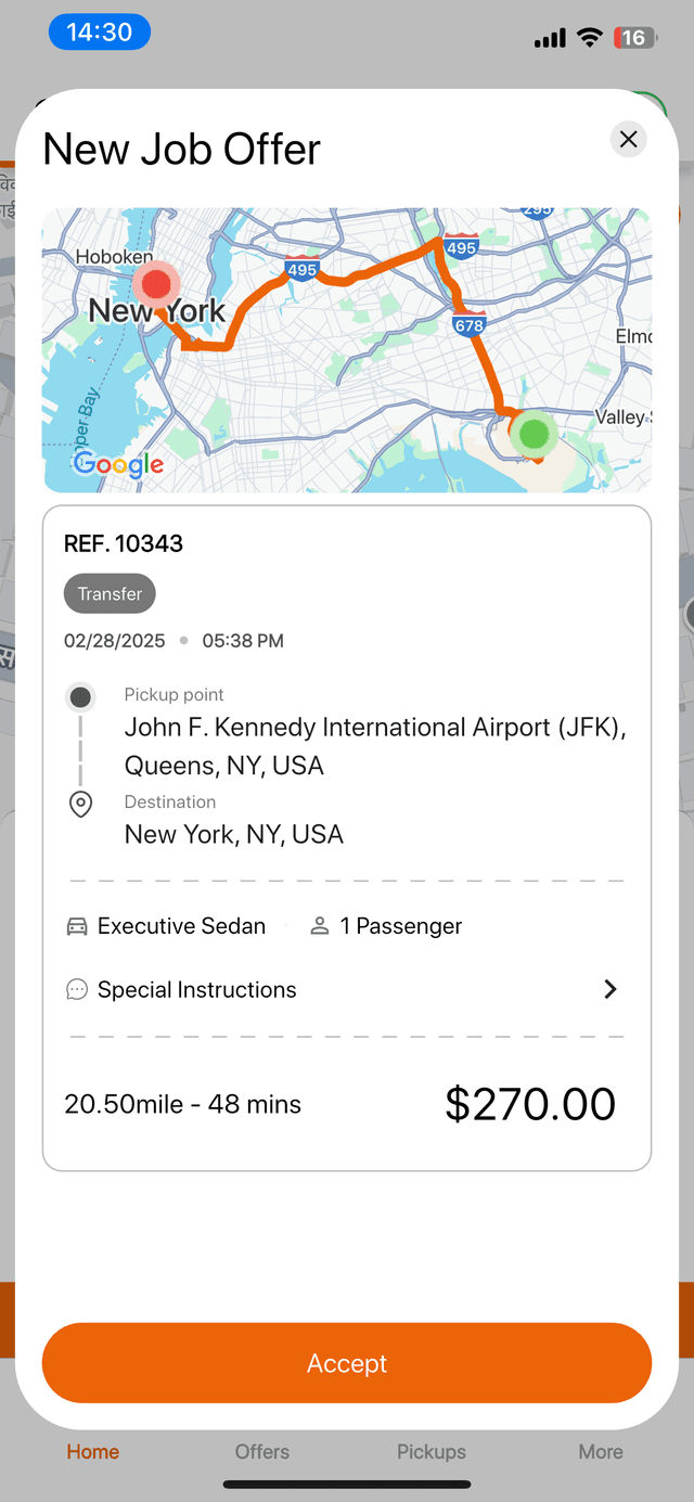 Passenger App Screenshot 3