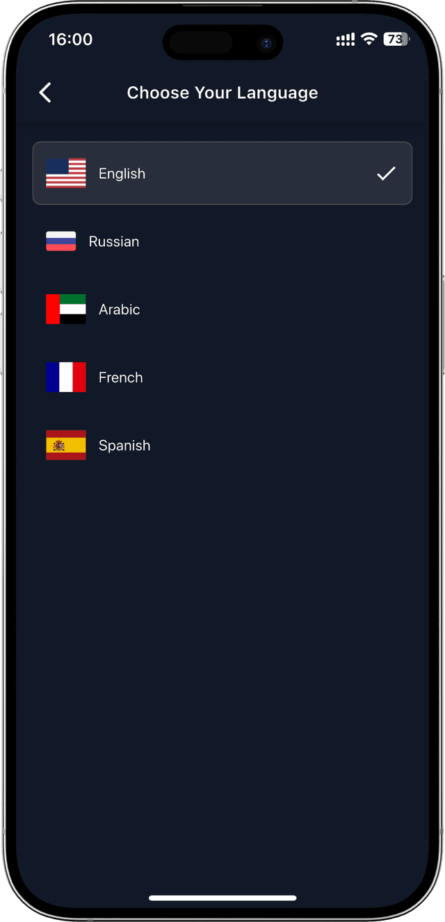 Multiple Language Support