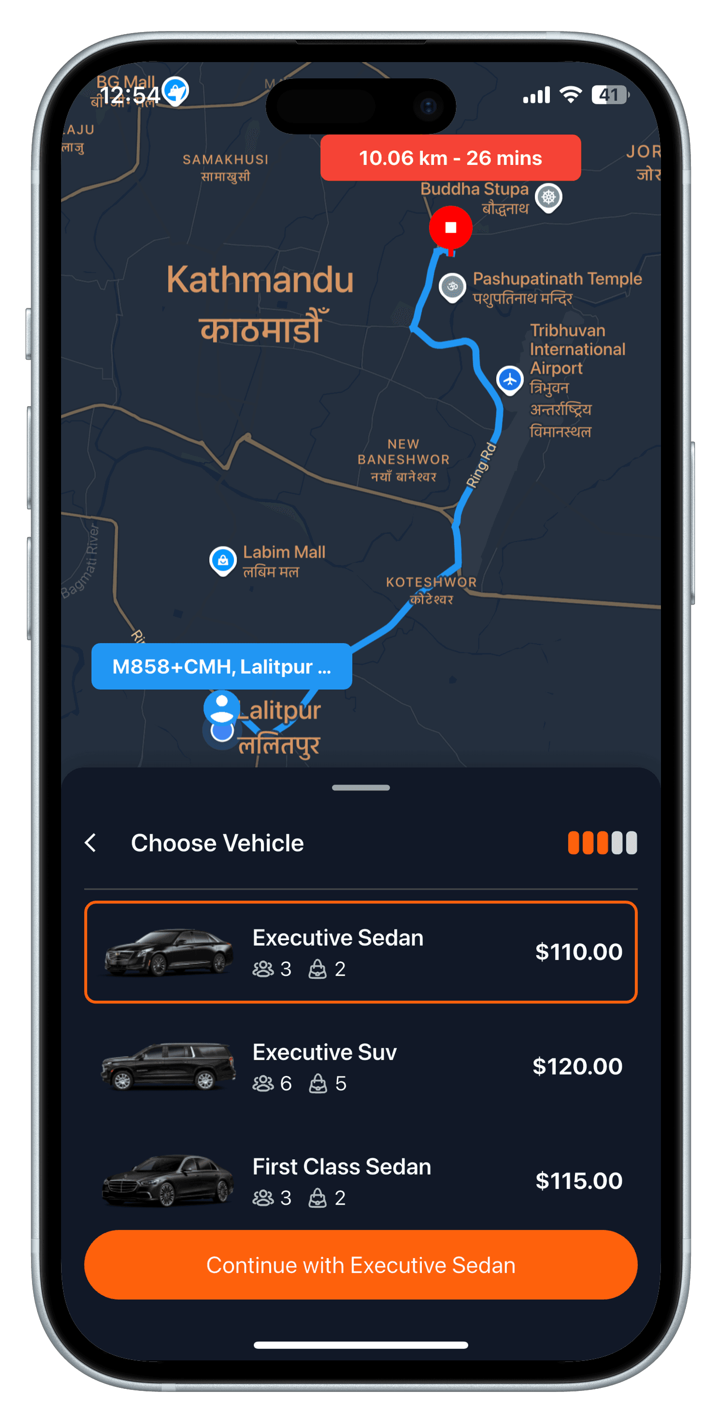 Passenger App Preview