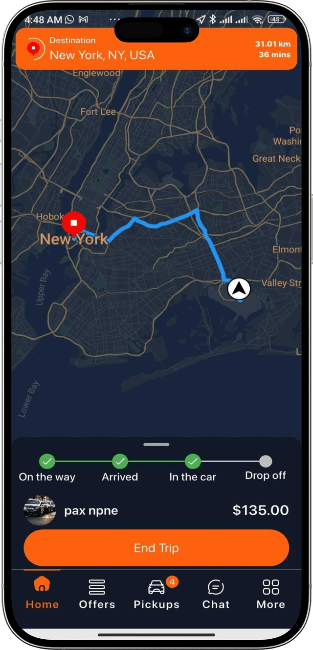 Real-Time Booking & Tracking