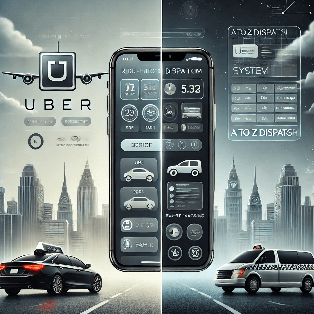 Uber vs. A to Z Dispatch: Features and Pricing for Development