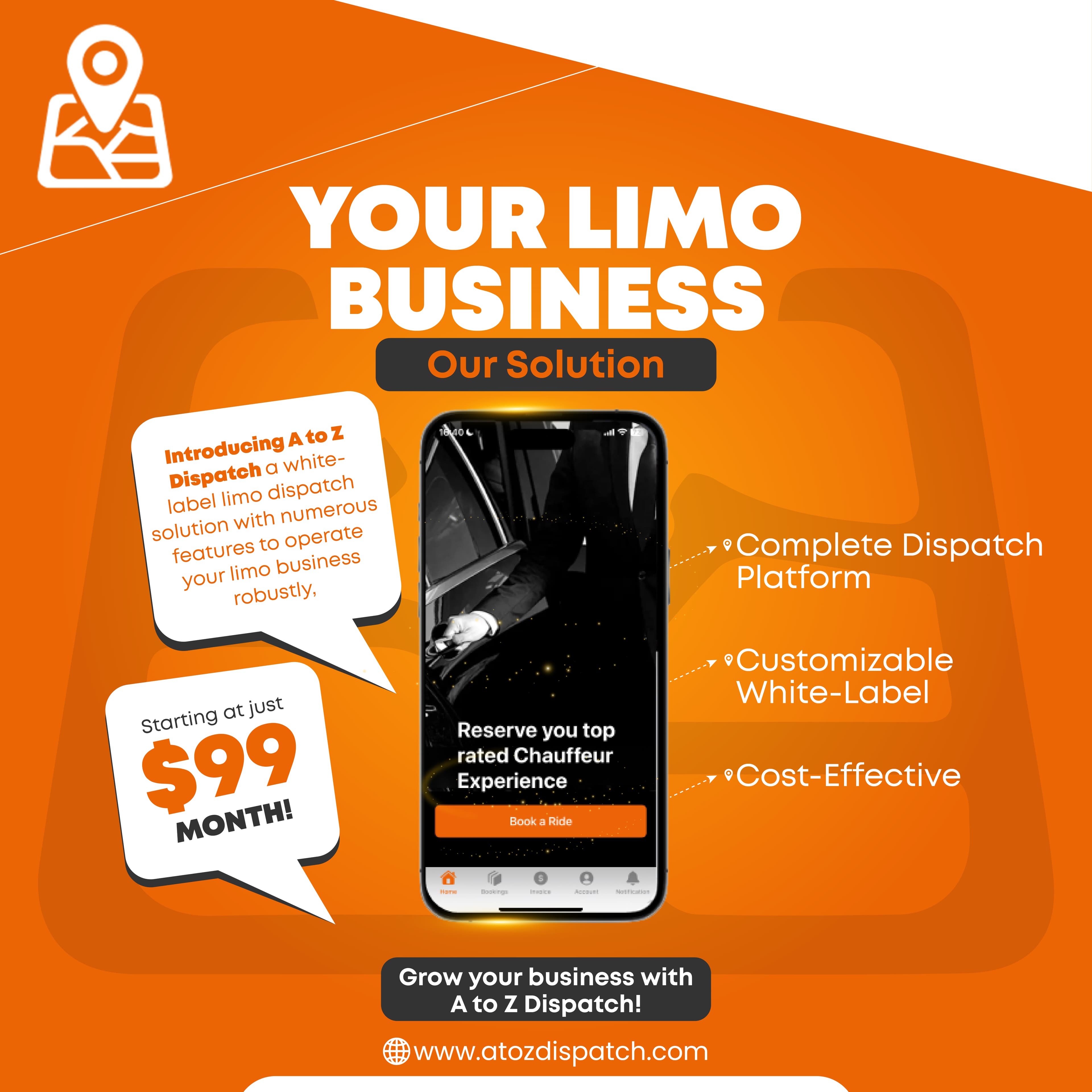 Elevate Your Limo Service with A to Z Dispatch’s Limo Reservation Software: Free 30-Day Trial & All-Inclusive $149/Month Plan