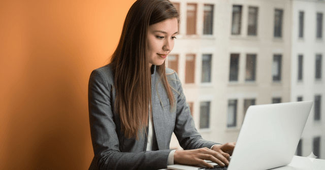 Professional woman working