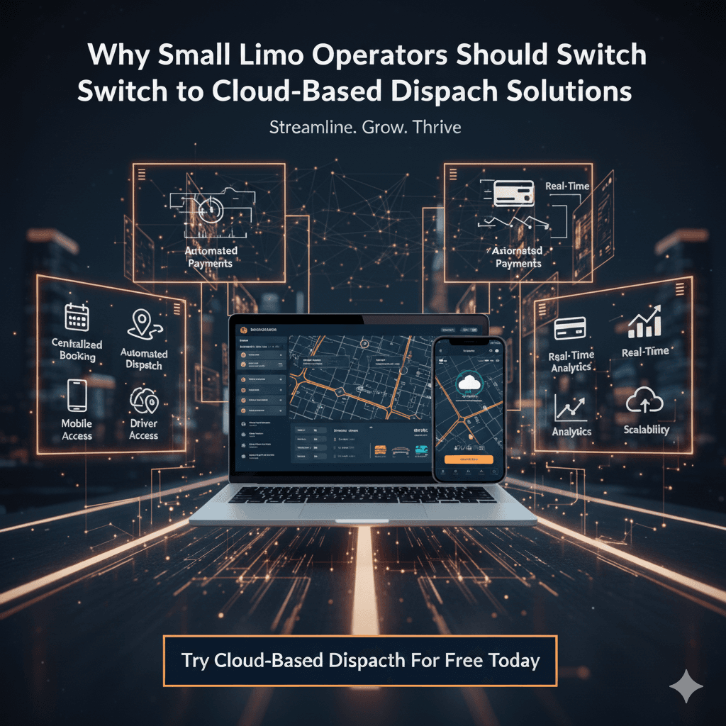 Why Small Limo Operators Should Switch to Cloud-Based Dispatch Solutions 2025